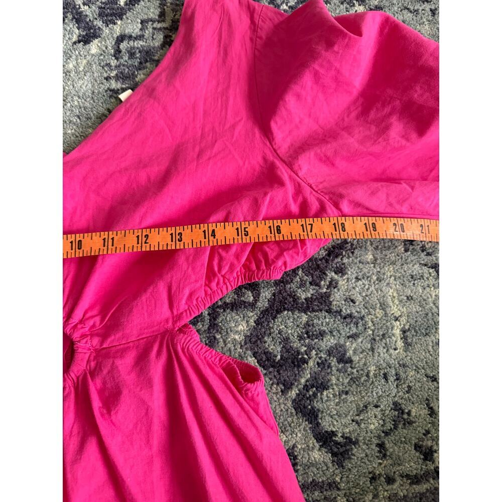 umgee | Vacation V-Neck O-Ring Detail Cutouts  Flowy Summer Preppy Maxi Dress - Picture 9 of 10